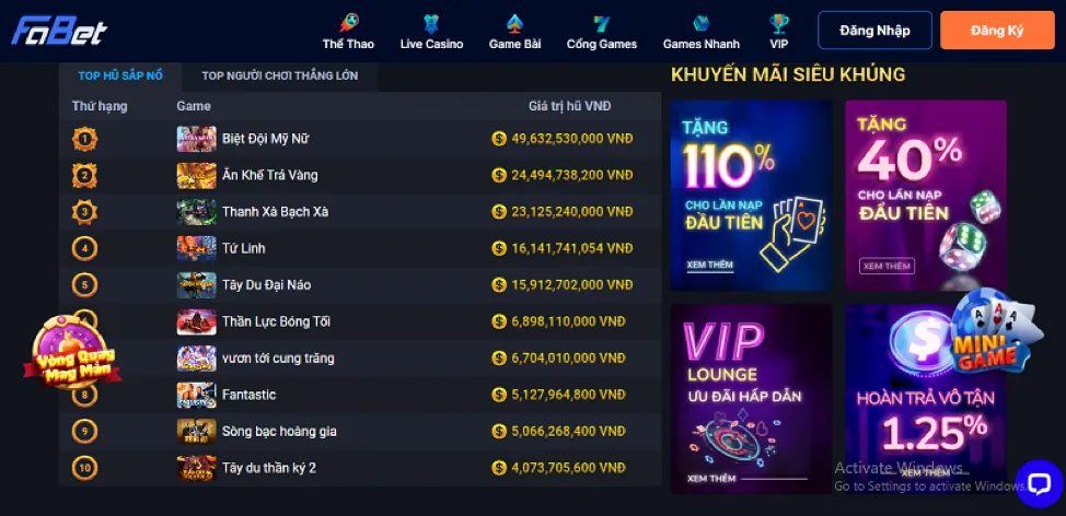 Ưu Đãi Nạp Tiền Hàng Ngày galaxy6623 code